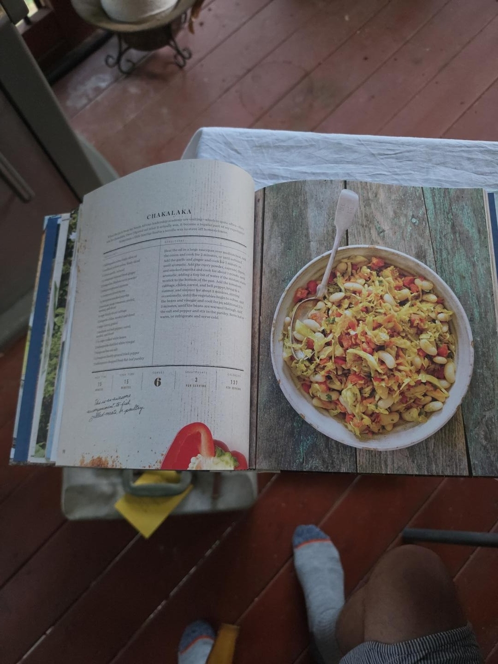 Food Health and Happiness Cookbook - White and Blue Cover by - Picture 6 of 12
